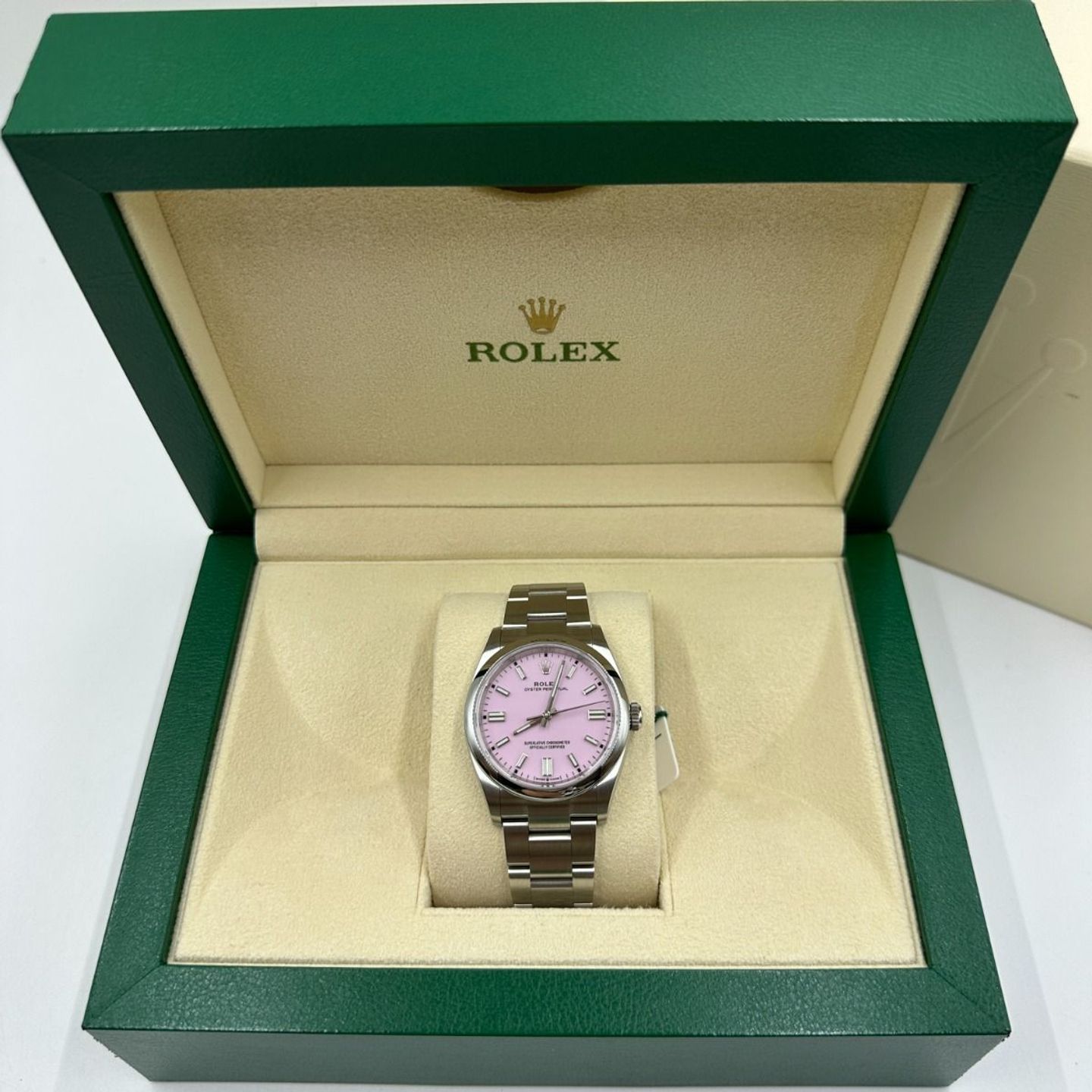 Rolex Oyster Perpetual 36 126000 (2024) - Pink dial 36 mm Steel case (5/8)