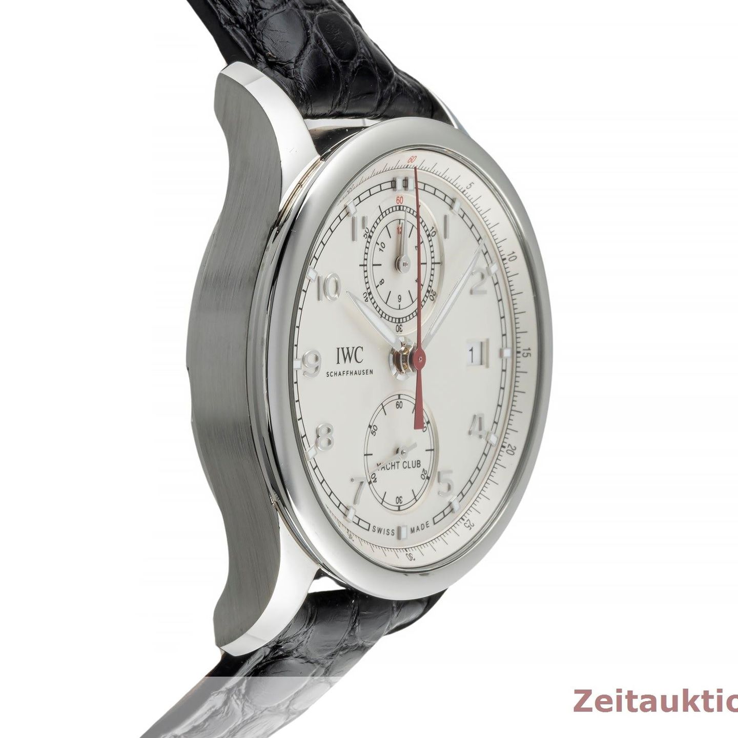IWC Portuguese Yacht Club Chronograph IW390502 (2018) - Zilver wijzerplaat 44mm Staal (7/8)