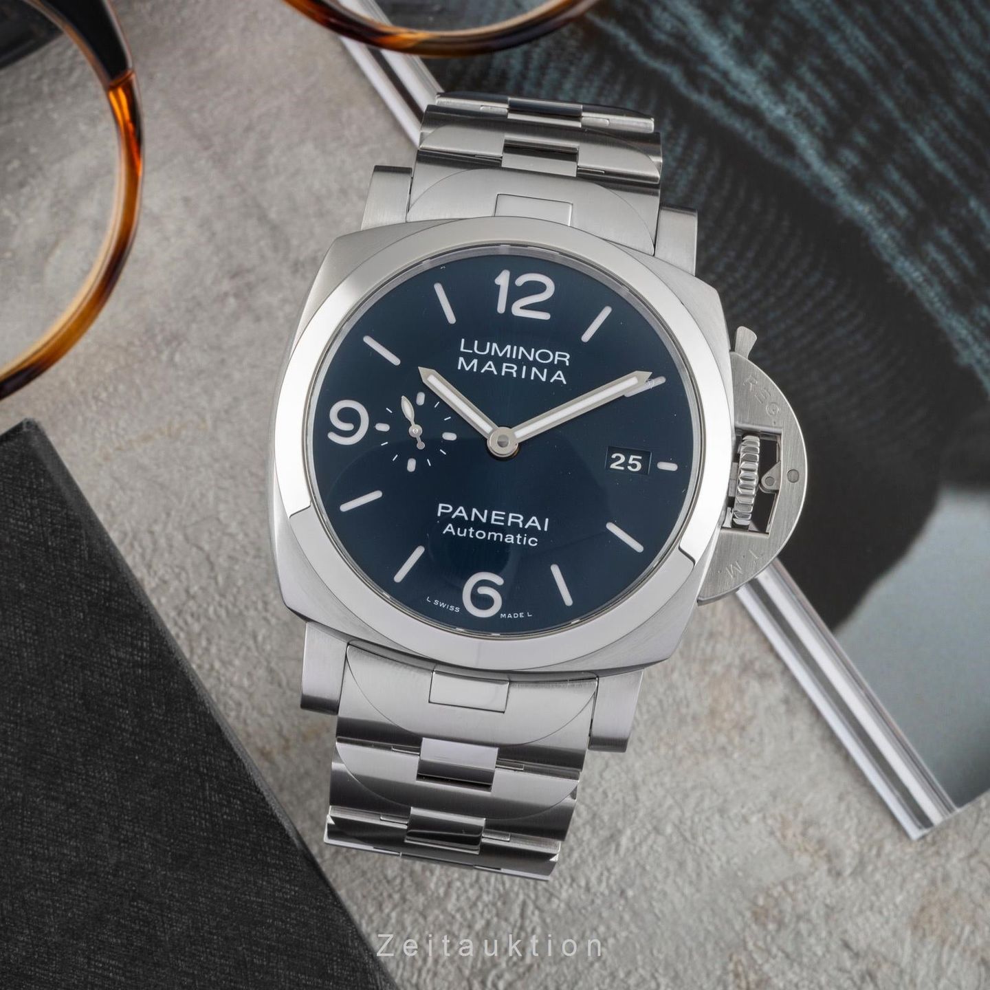 Panerai Luminor Marina PAM01316 (Onbekend (willekeurig serienummer)) - 44mm Staal (3/8)