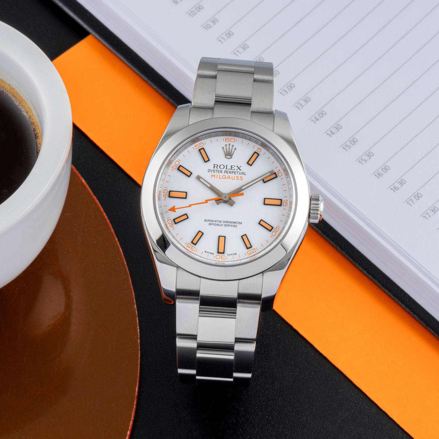 Rolex Milgauss 116400 (Onbekend (willekeurig serienummer)) - 40mm Staal (1/8)