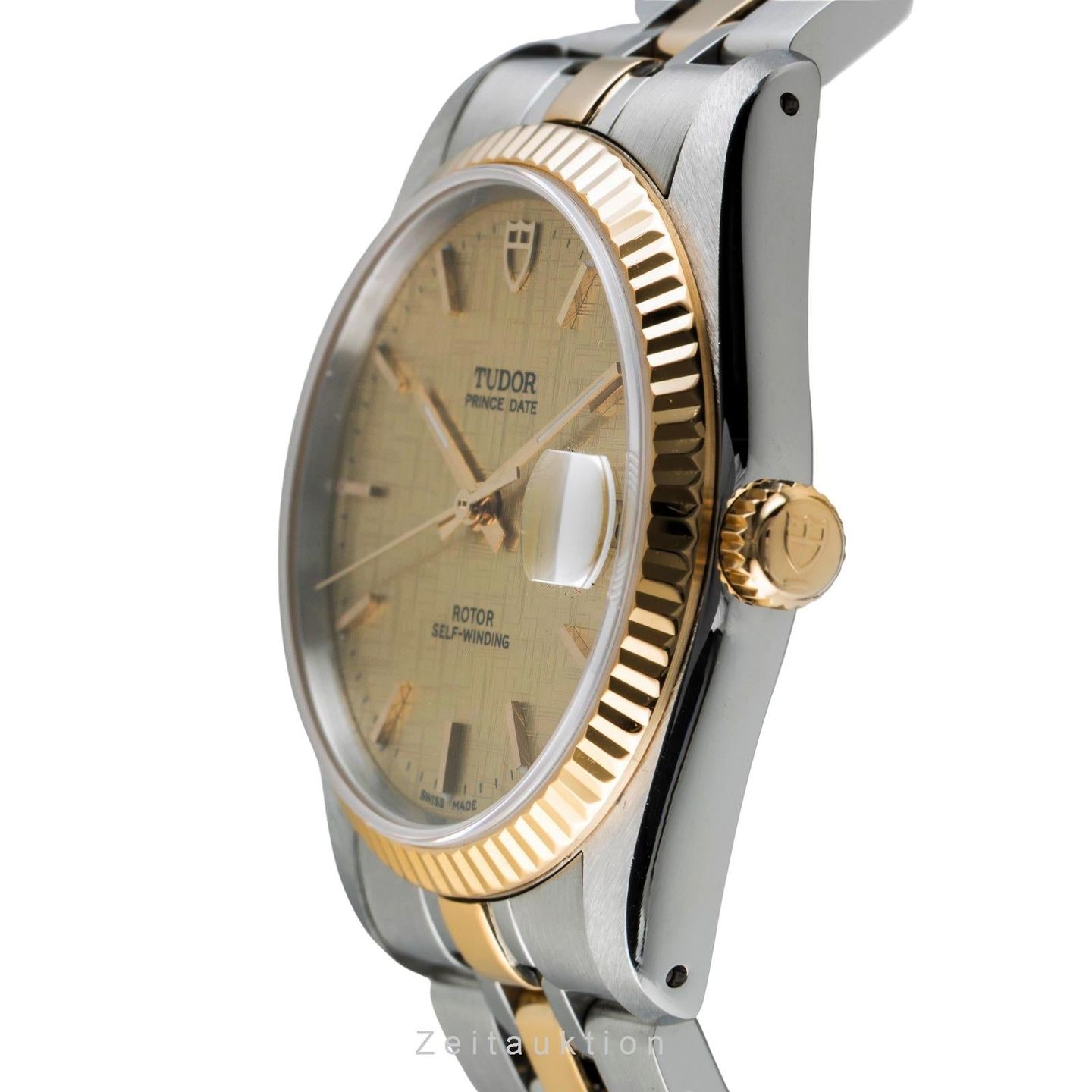 Tudor Prince Date 74033 (Onbekend (willekeurig serienummer)) - Goud wijzerplaat 34mm Goud/Staal (5/8)