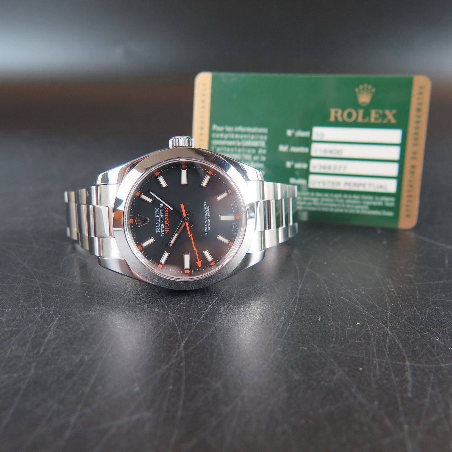Rolex Milgauss 116400 (2009) - 40 mm Steel case (4/4)