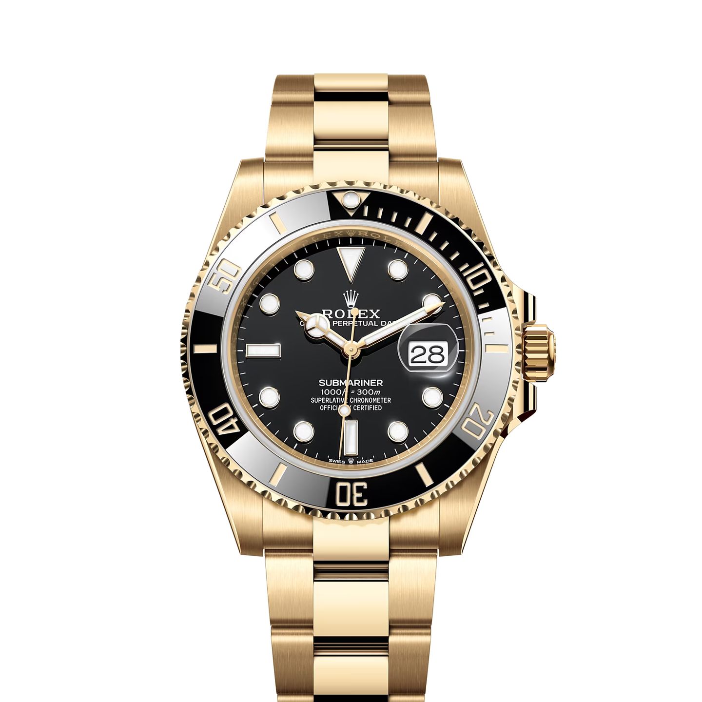 Rolex Submariner Date 126618LN (2024) - Zwart wijzerplaat 41mm Geelgoud (1/1)