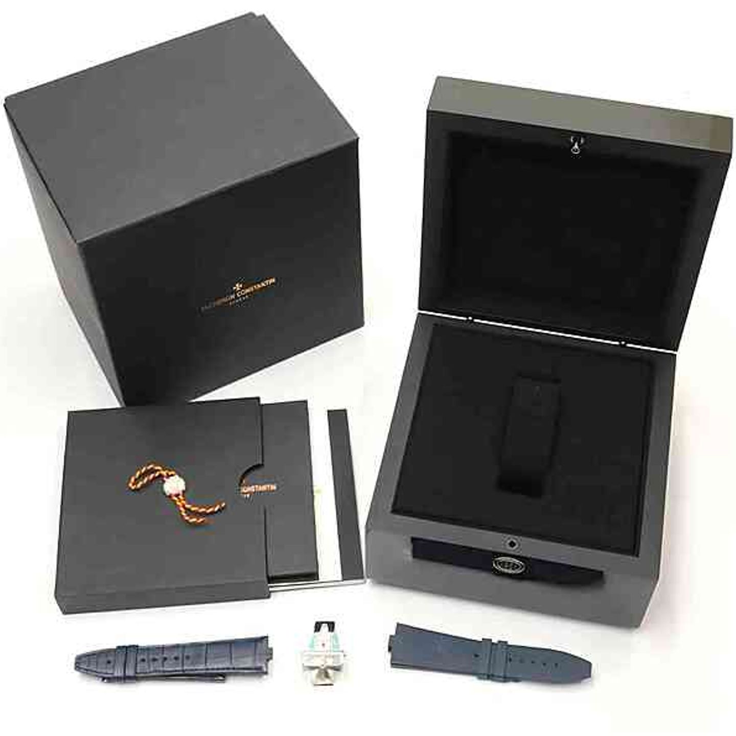 Vacheron Constantin Overseas 4500V/110A-B128 (Onbekend (willekeurig serienummer)) - Blauw wijzerplaat 42mm Staal (6/6)