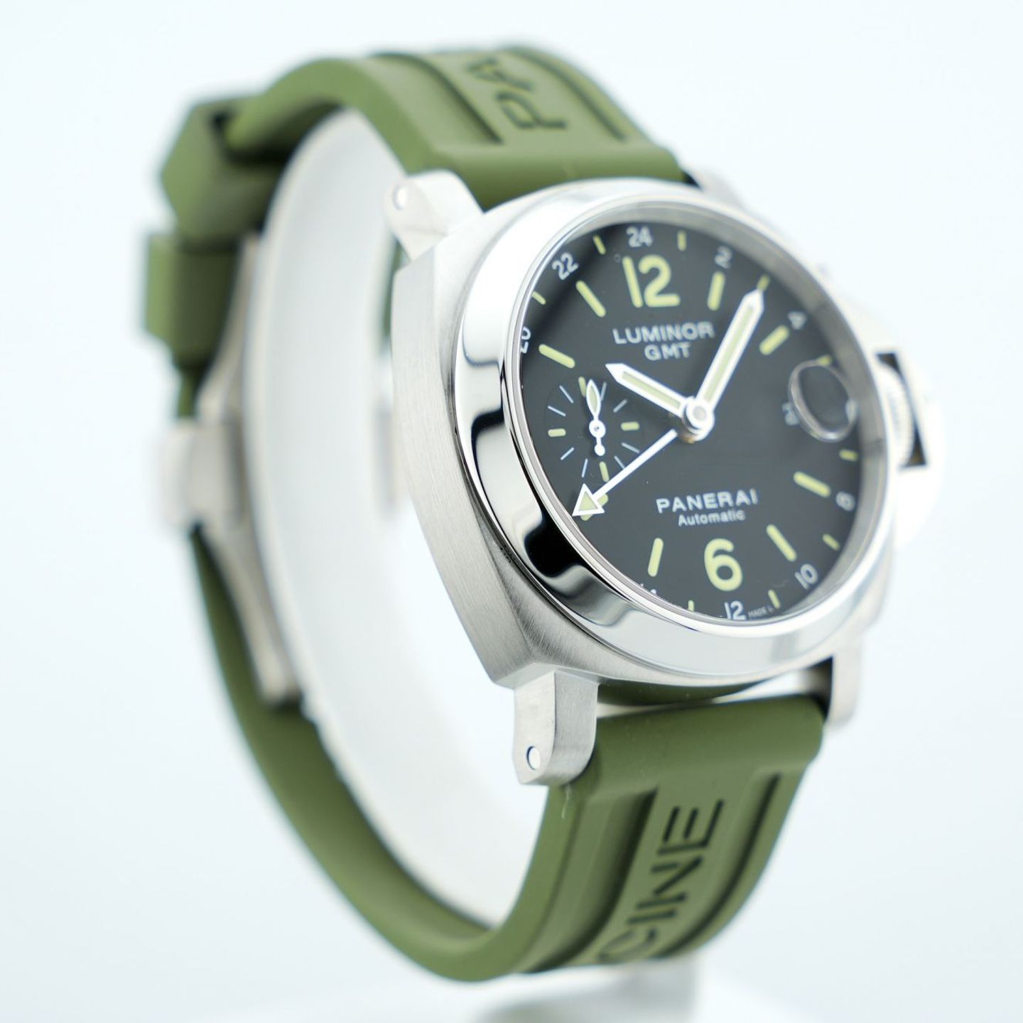 Panerai Luminor GMT Automatic PAM00244 (2013) - Black dial 40 mm Steel case (8/8)