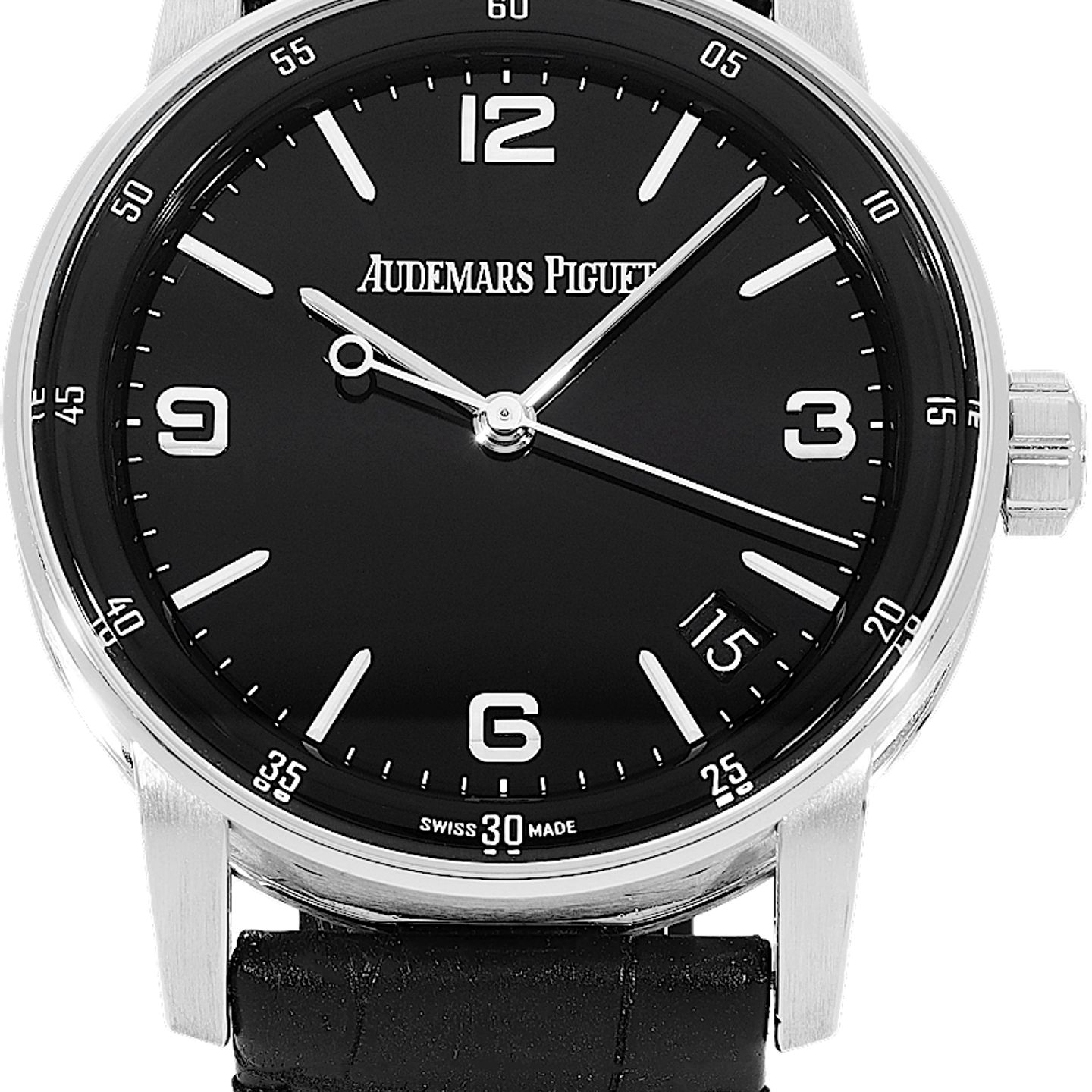 Audemars Piguet CODE 11.59 15210BC.OO.A002CR.01 (2019) - Zwart wijzerplaat 41mm Witgoud (2/5)