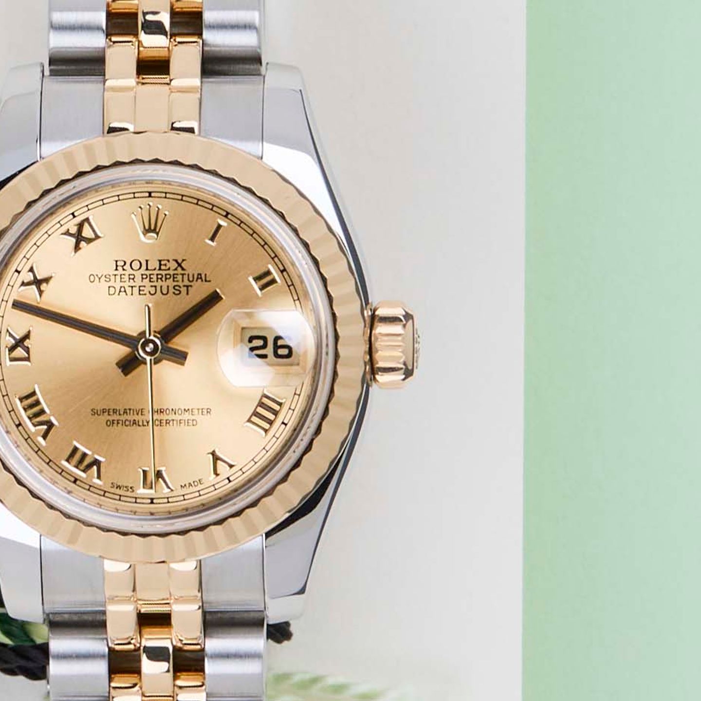 Rolex Lady-Datejust 179173 (2010) - 26mm Goud/Staal (5/8)