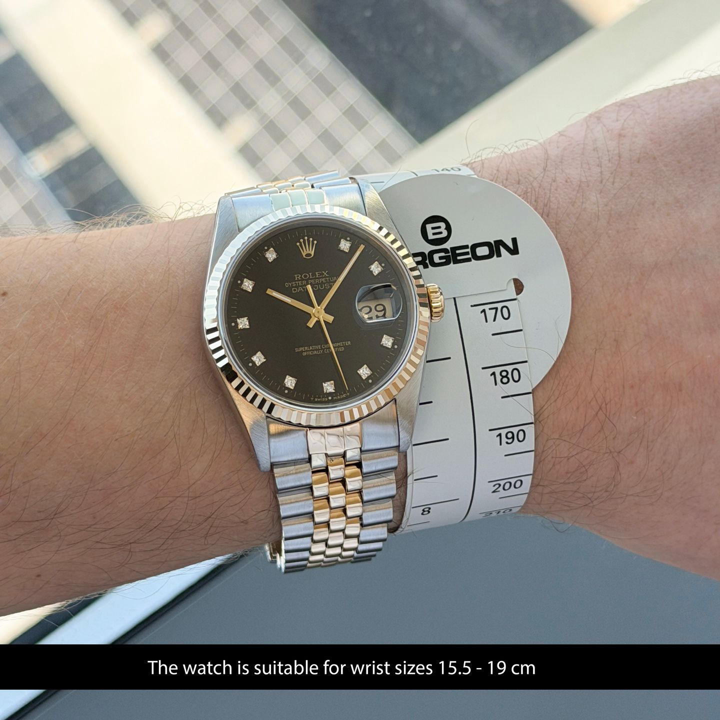Rolex Datejust 36 16233 (1989) - 36mm Goud/Staal (2/8)