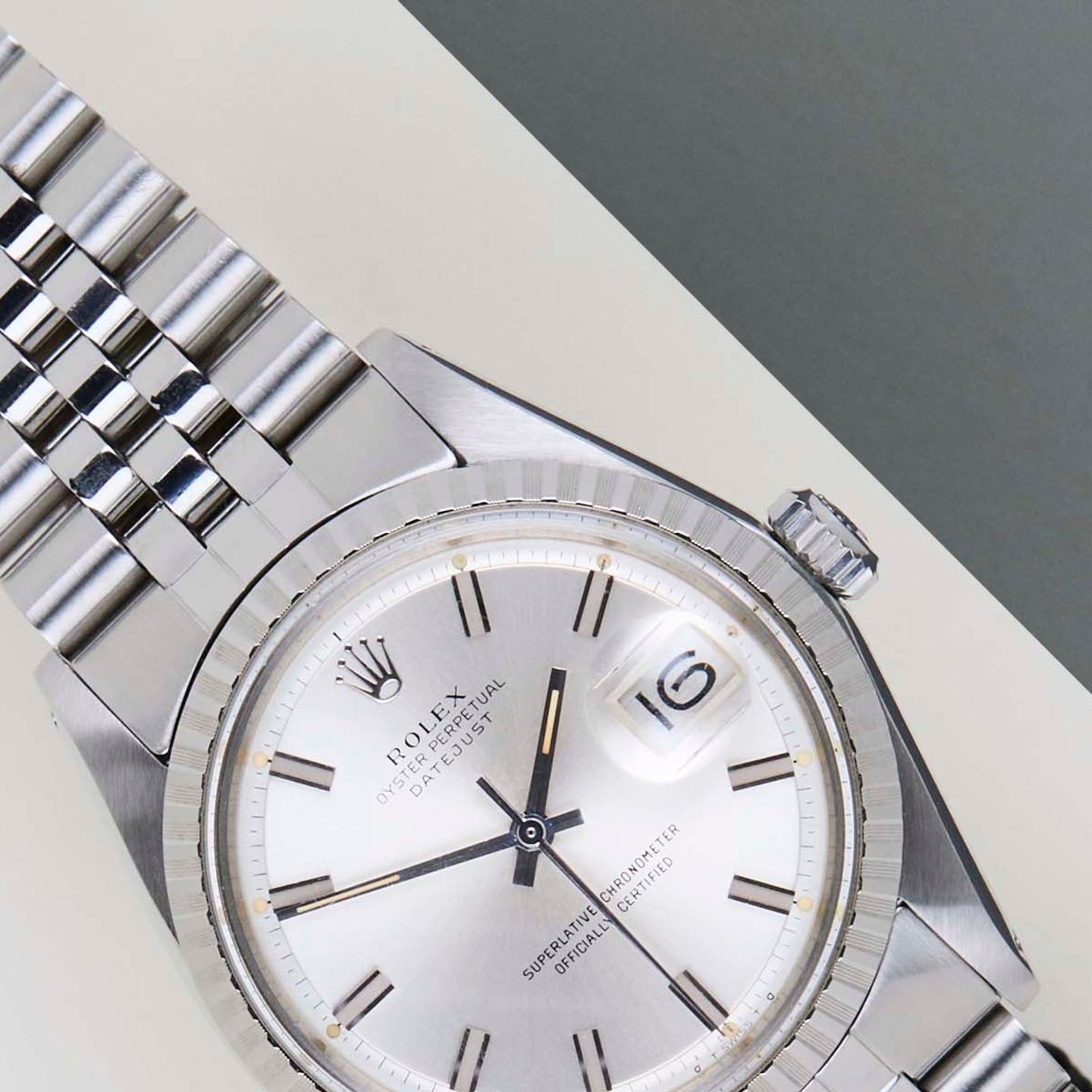 Rolex Datejust 1603 (1974) - 36mm Staal (3/8)