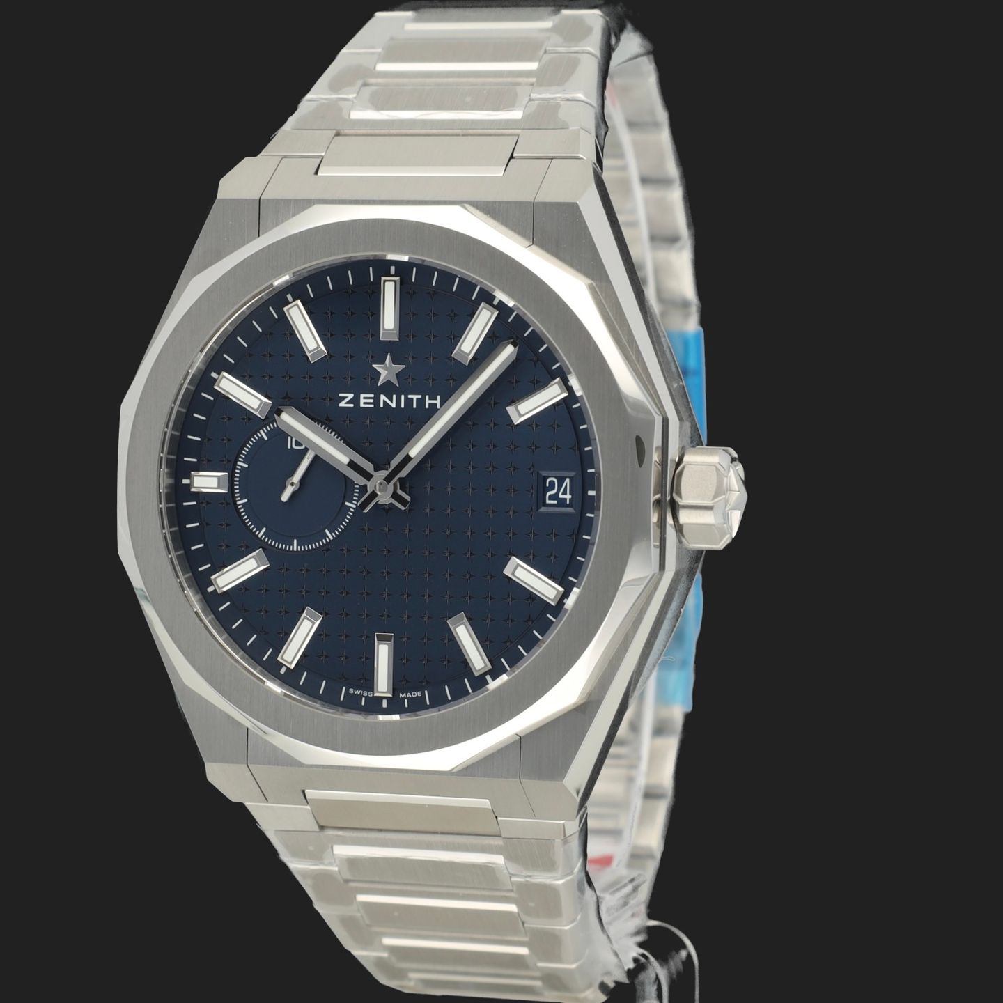 Zenith Defy Skyline 03.9300.3620/51.I001 (2024) - Blauw wijzerplaat 41mm Staal (1/8)