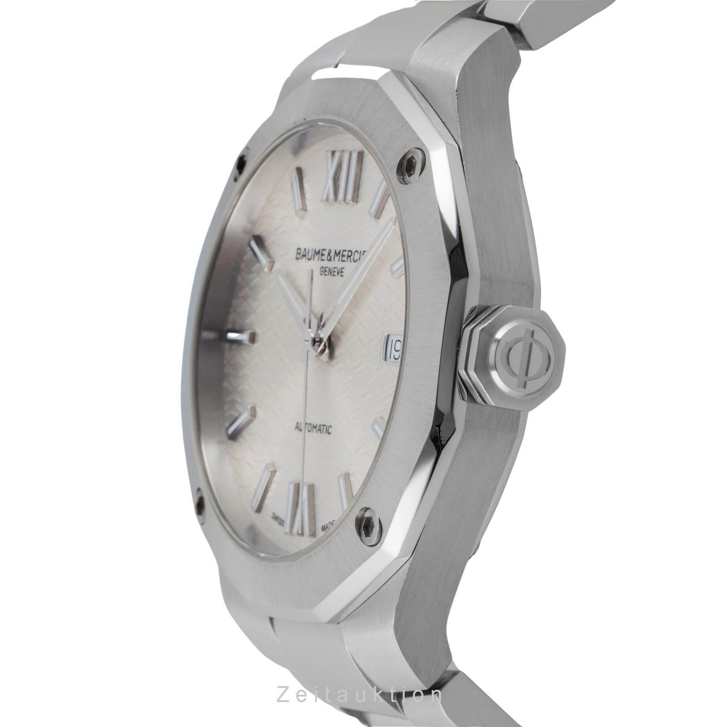Baume & Mercier Riviera M0A10622 (2022) - Zilver wijzerplaat 42mm Staal (5/8)