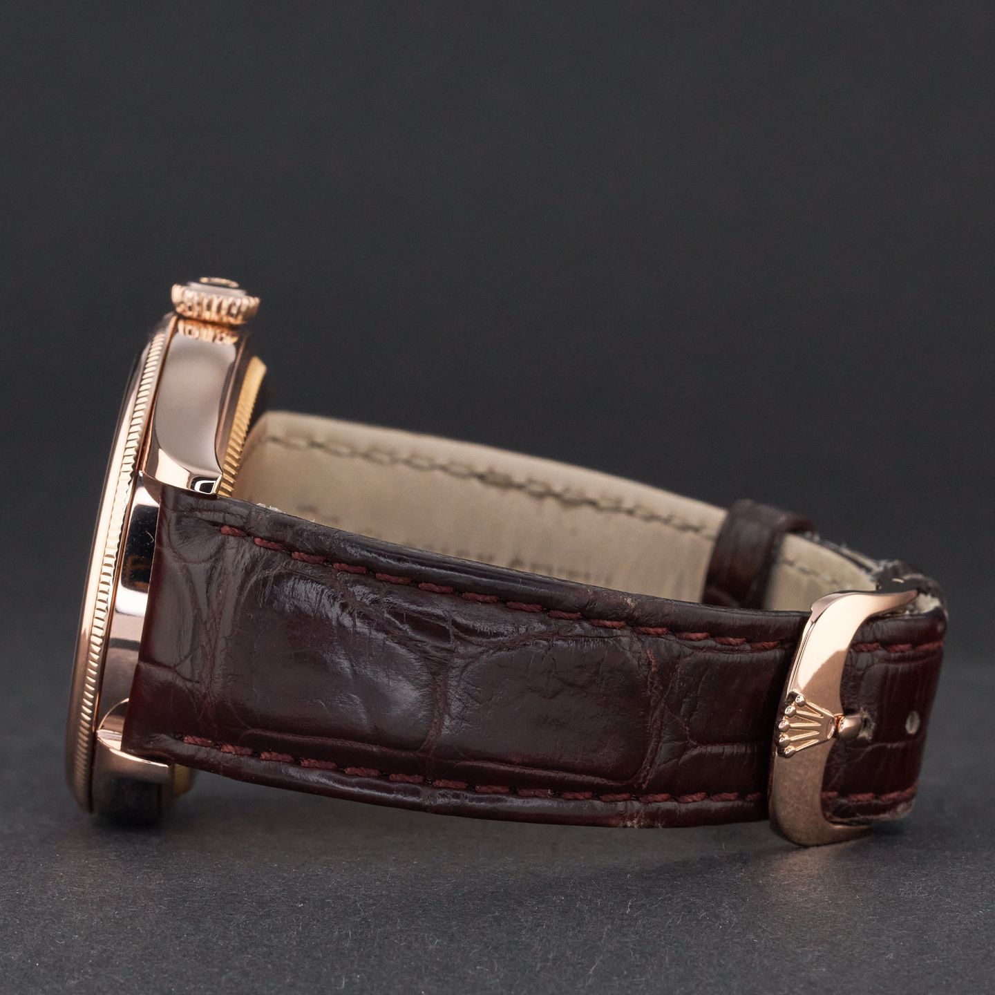 Rolex Cellini Time 50505 (2017) - Zilver wijzerplaat 39mm Roségoud (5/8)