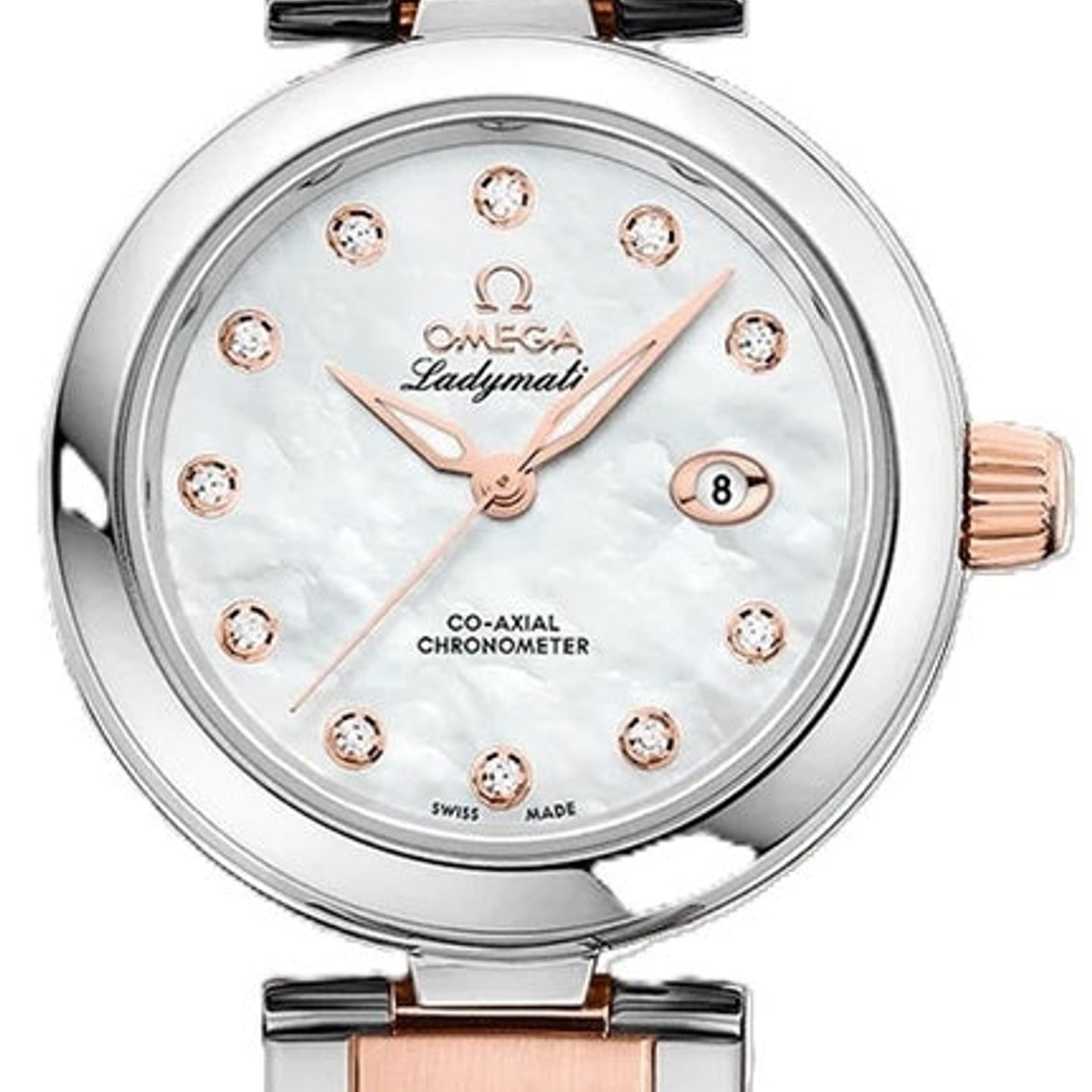 Omega De Ville Ladymatic 425.20.34.20.55.004 (2025) - Parelmoer wijzerplaat 34mm Staal (1/1)