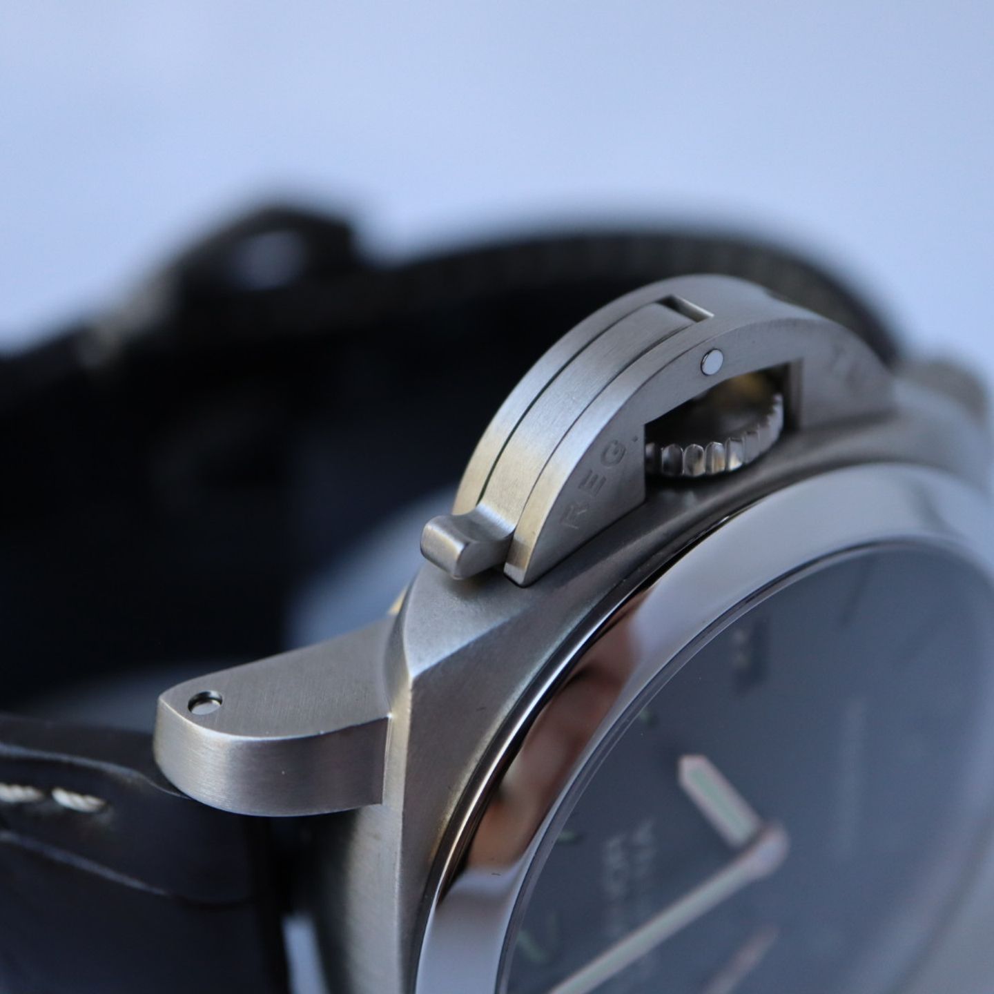 Panerai Luminor Marina 1950 3 Days Automatic PAM00351 (Unknown (random serial)) - Brown dial 44 mm Titanium case (7/8)