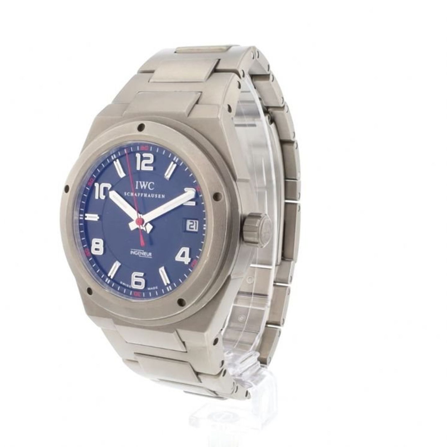 IWC Ingenieur AMG IW322702 (Unknown (random serial)) - Black dial 43 mm Titanium case (7/8)