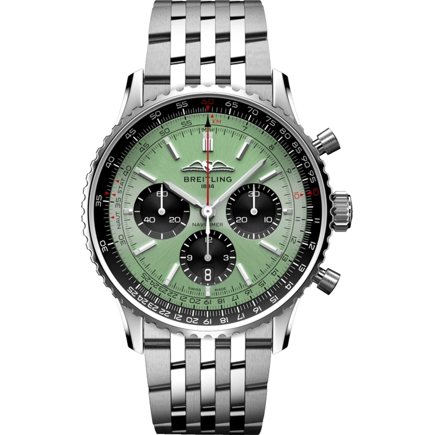 Breitling Navitimer 1 B01 Chronograph AB0138241L1A1 (2026) - 43mm Staal (1/1)