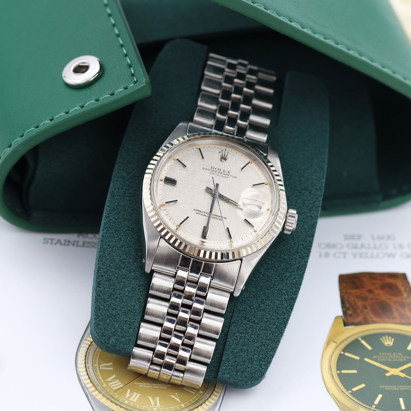 Rolex Datejust 1601 (Unknown (random serial)) - Silver dial 36 mm Steel case (1/7)