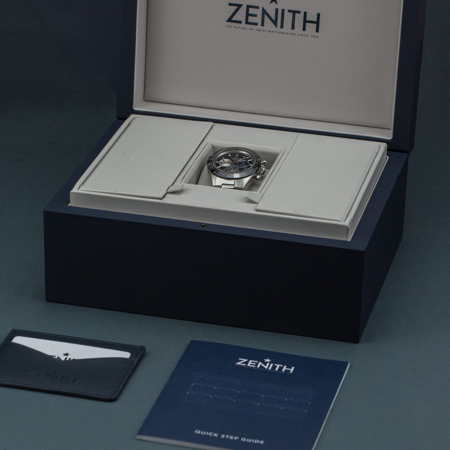 Zenith Chronomaster Sport 03.3100.3600/21.M3100 (2021) - Black dial 41 mm Steel case (3/8)