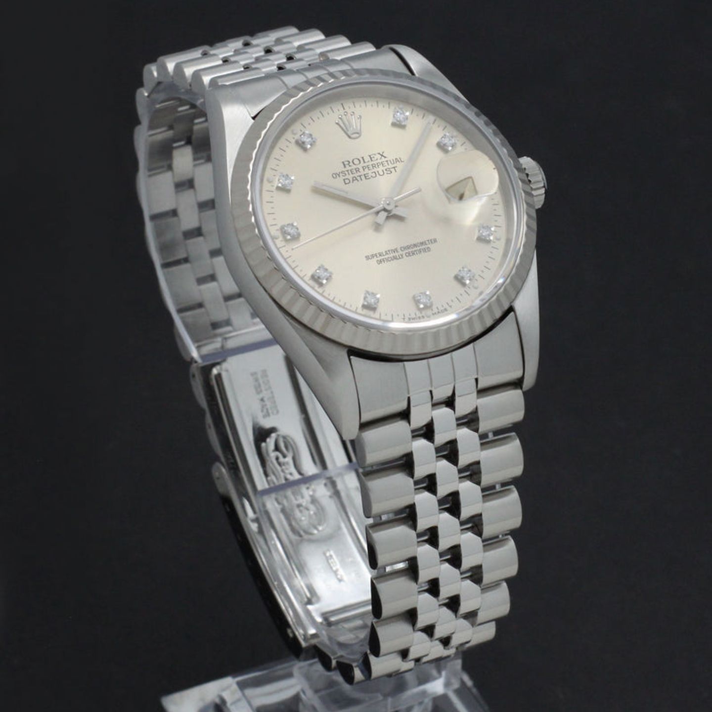 Rolex Datejust 36 16234 (1993) - Silver dial 36 mm Steel case (6/7)