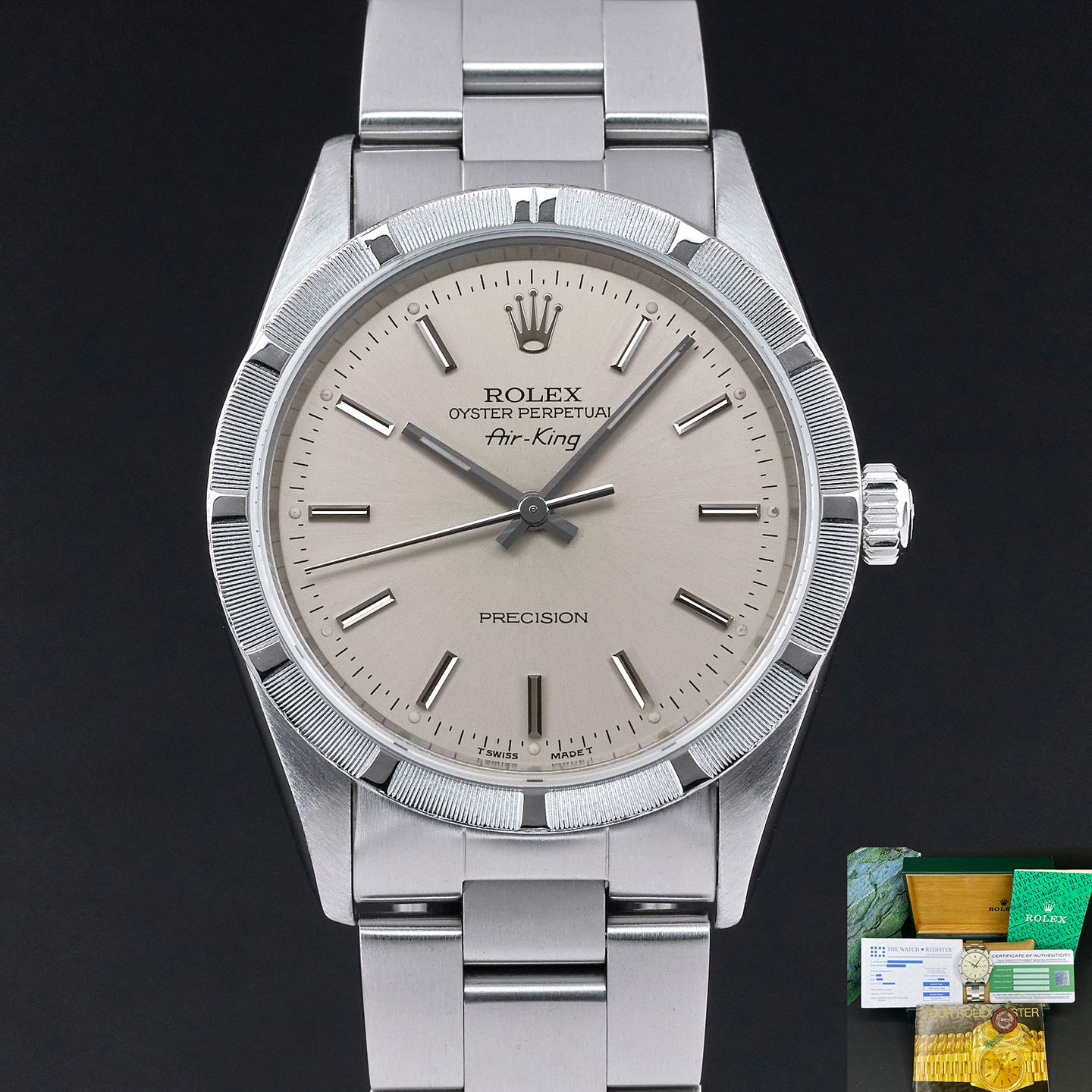 Rolex Air-King 14010 (1996) - 34 mm Steel case (1/8)