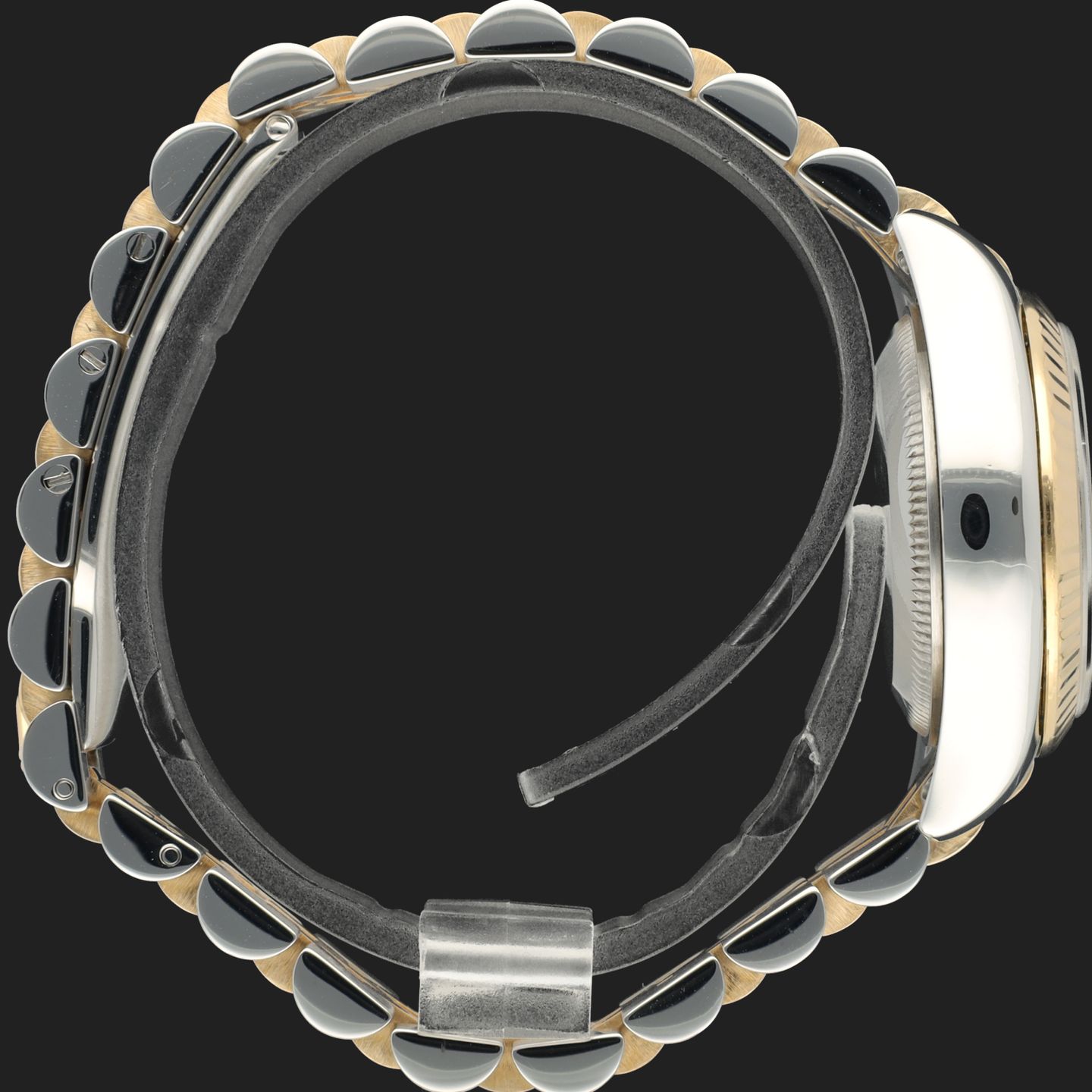 Rolex Lady-Datejust 179173 (2012) - Blue dial 26 mm Gold/Steel case (5/8)