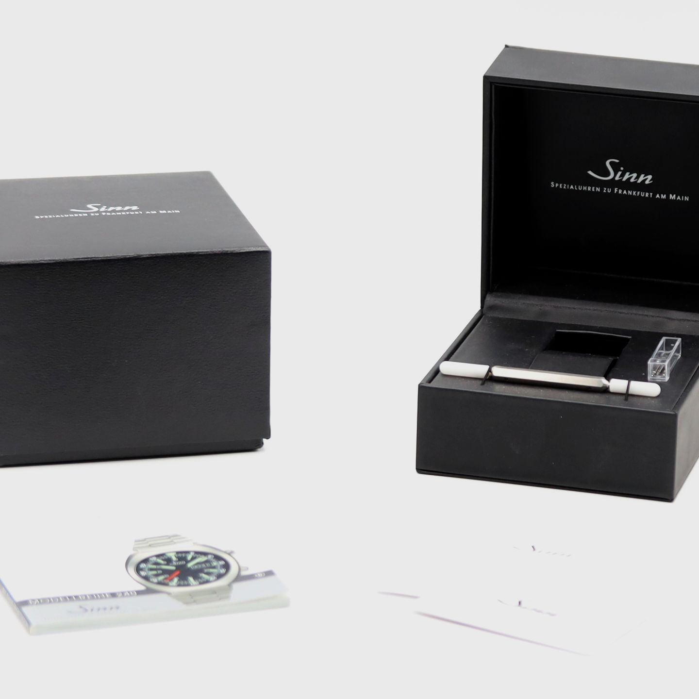 Sinn 240 240.010 (Onbekend (willekeurig serienummer)) - Zwart wijzerplaat 43mm Staal (8/8)