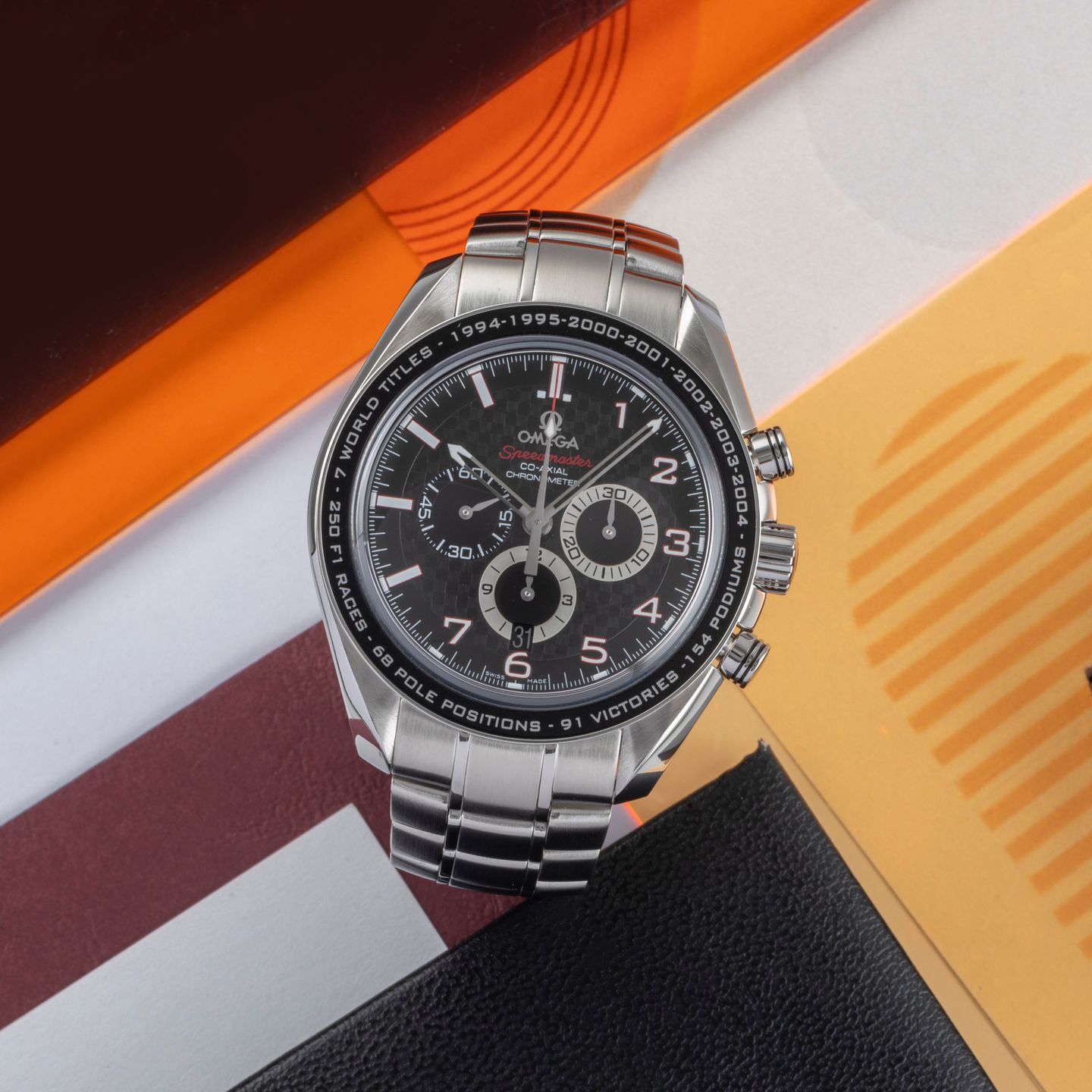 Omega Speedmaster 321.30.44.50.01.001 (Onbekend (willekeurig serienummer)) - Zwart wijzerplaat 44mm Staal (1/8)