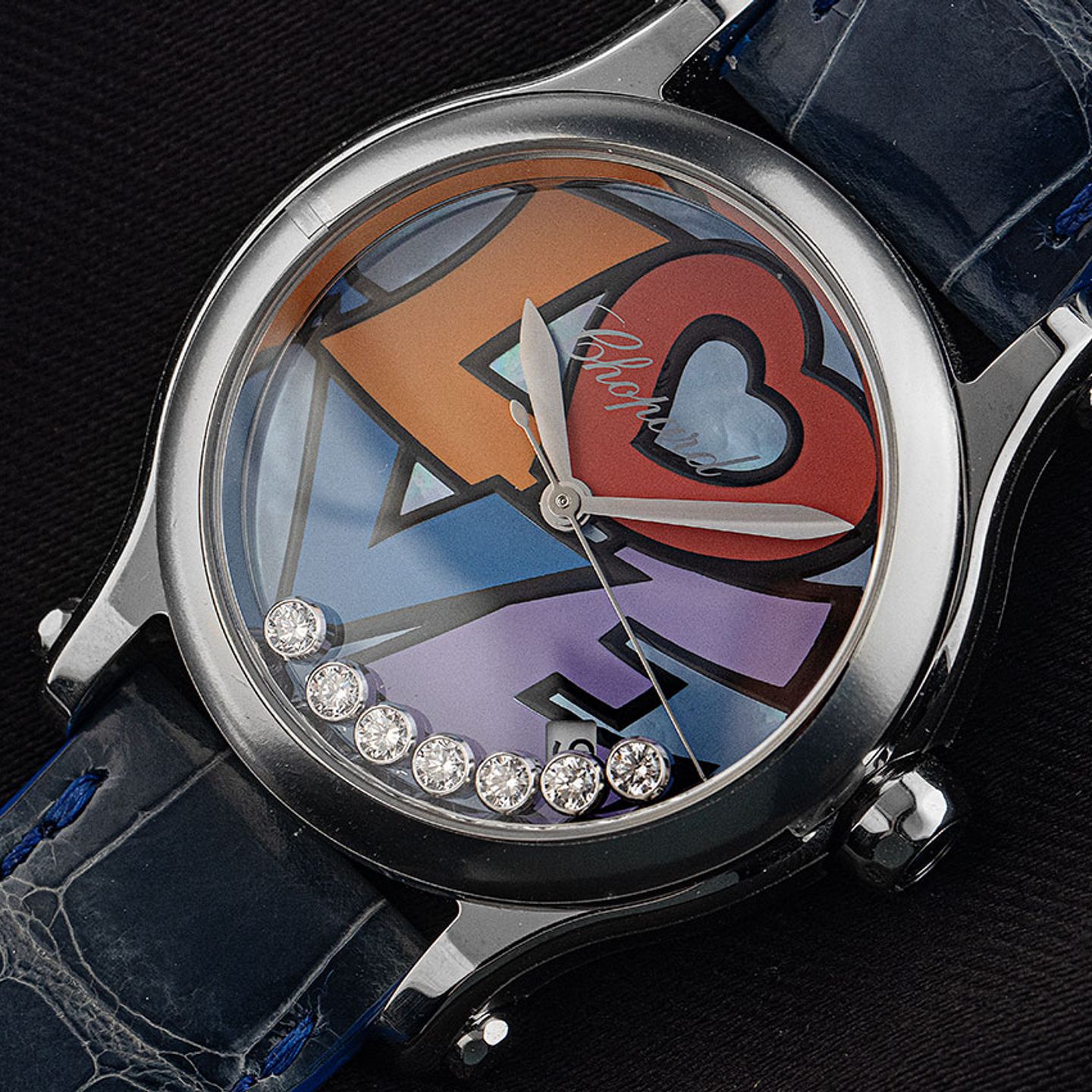 Chopard Happy Sport 278559-3020 (2025) - Blue dial 36 mm Steel case (3/7)