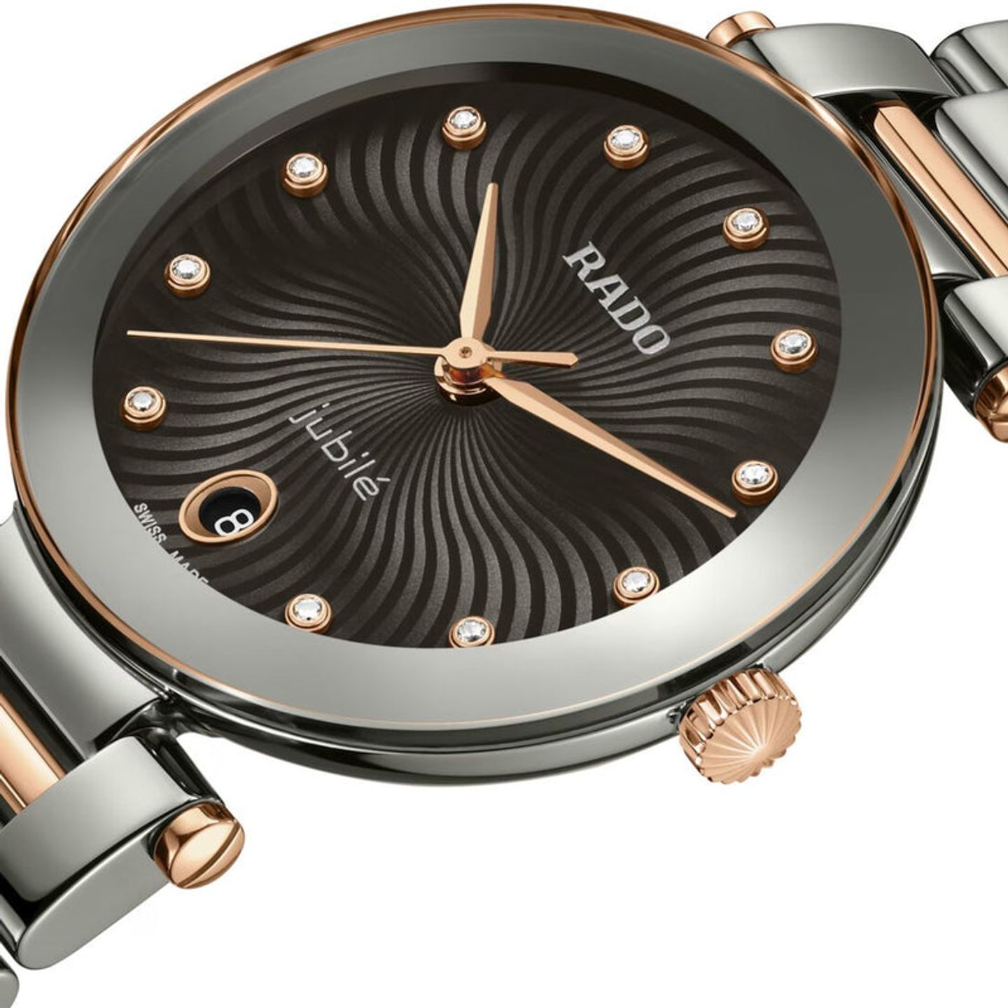 Rado Coupole R22241703 (2026) - Grey dial 31 mm Ceramic case (2/4)