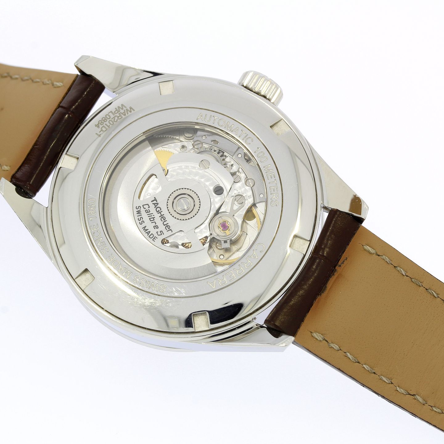 TAG Heuer Carrera Calibre 5 WAR201D-1 (2020) - White dial 41 mm Steel case (8/8)