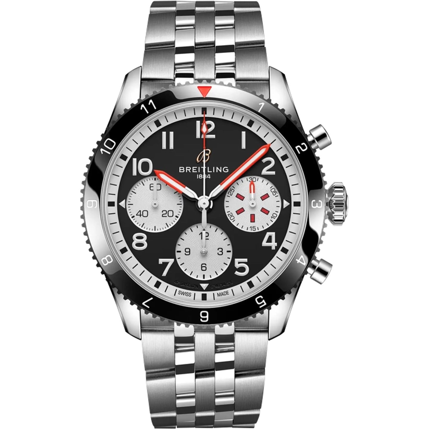 Breitling Classic AVI Y233801A1B1A1 (2023) - Zwart wijzerplaat 42mm Staal (1/1)