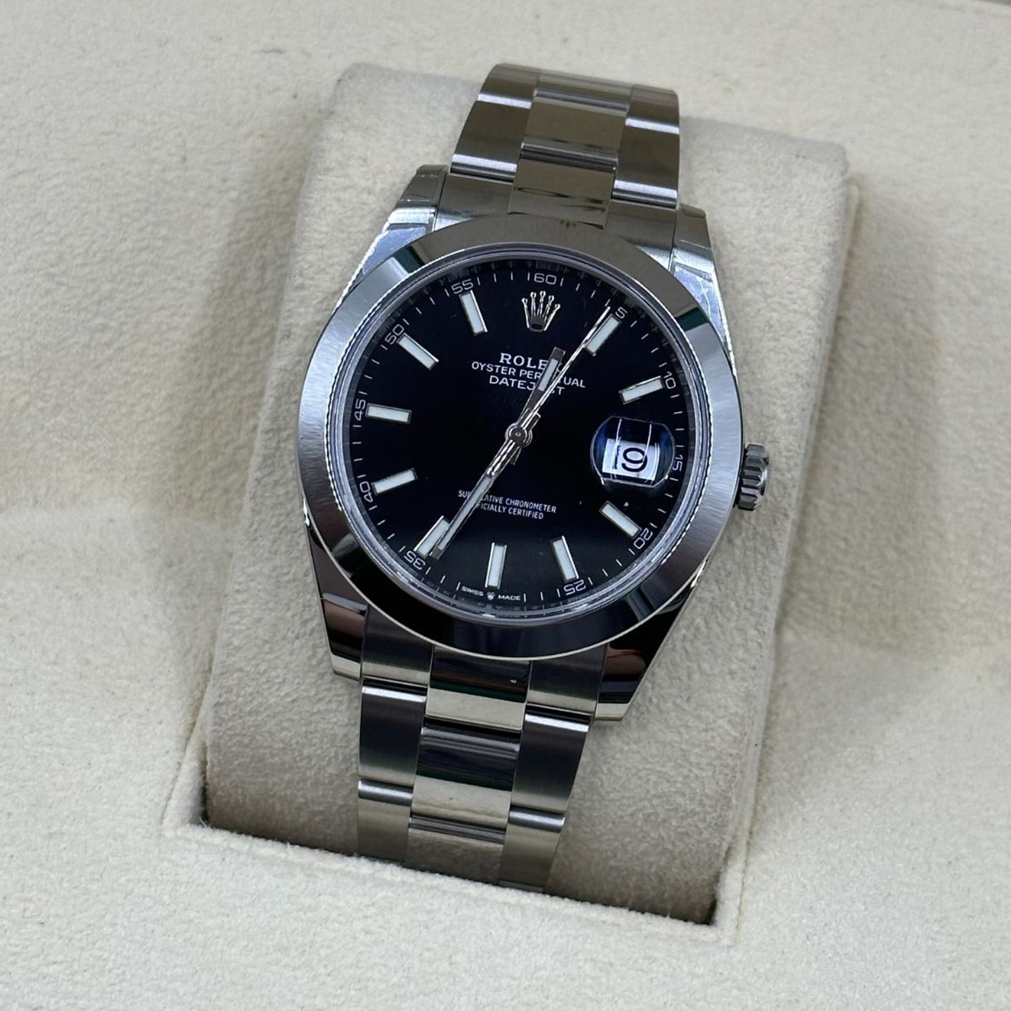 Rolex Datejust 41 126300 (2023) - Zwart wijzerplaat 41mm Staal (8/8)