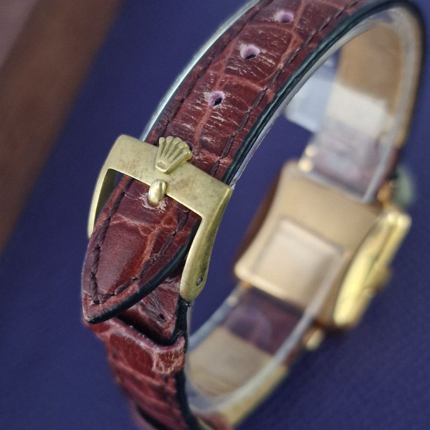 Rolex Vintage 4663 (1938) - Wit wijzerplaat 24mm Roségoud (8/8)