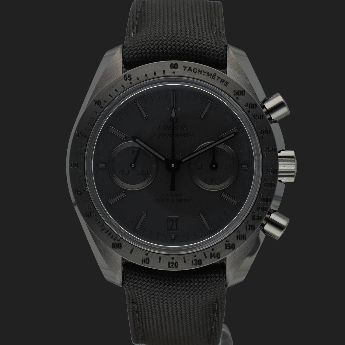 Omega Speedmaster 311.92.44.51.01.005 (2015) - Black dial 44 mm Ceramic case (2/8)