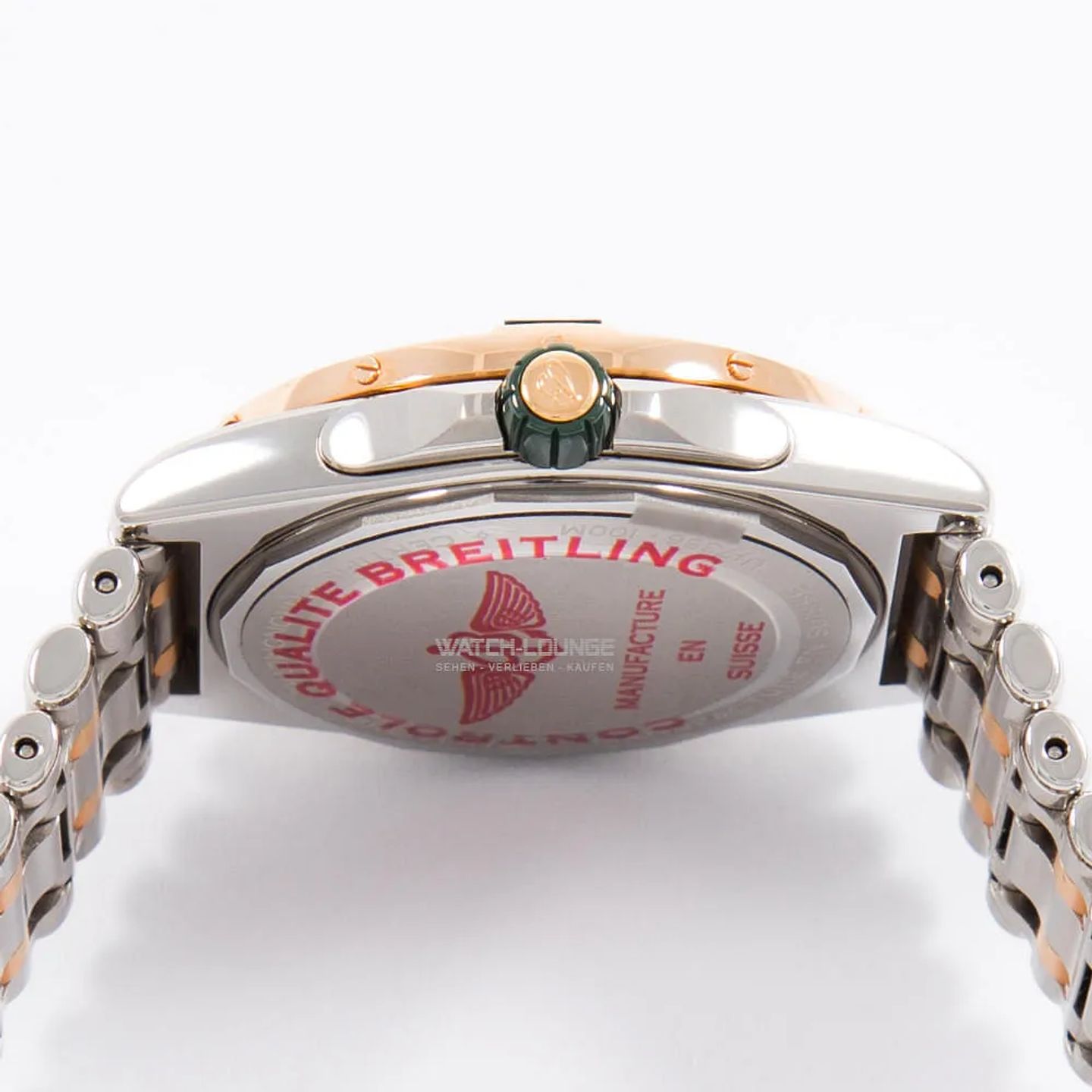Breitling Chronomat 38 U17356531L1U1 (2026) - Pink dial 38 mm Gold/Steel case (6/8)