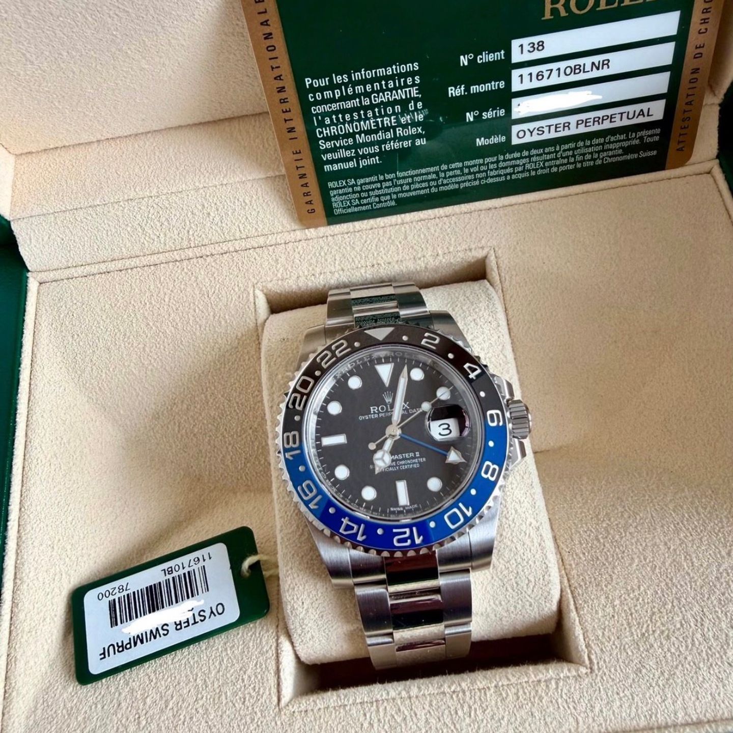 Rolex GMT-Master II 116710BLNR (2013) - Black dial 40 mm Steel case (6/8)