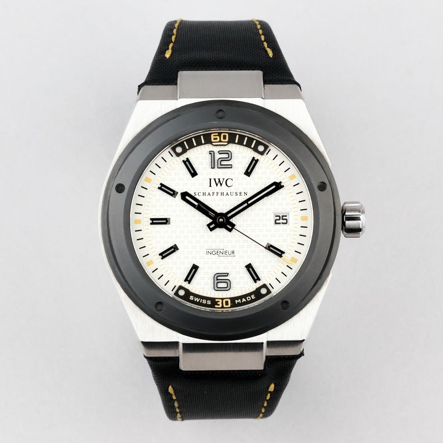 IWC Ingenieur Automatic IW323402 (2011) - White dial 44 mm Ceramic case (1/8)