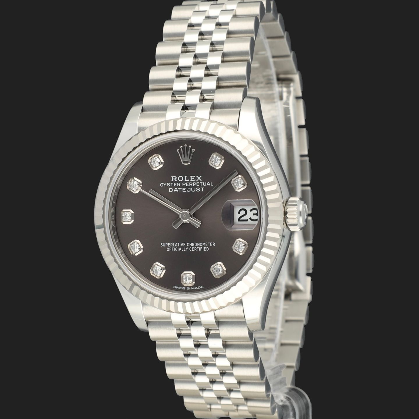 Rolex Datejust 31 278274 (2024) - Grijs wijzerplaat 31mm Staal (1/8)