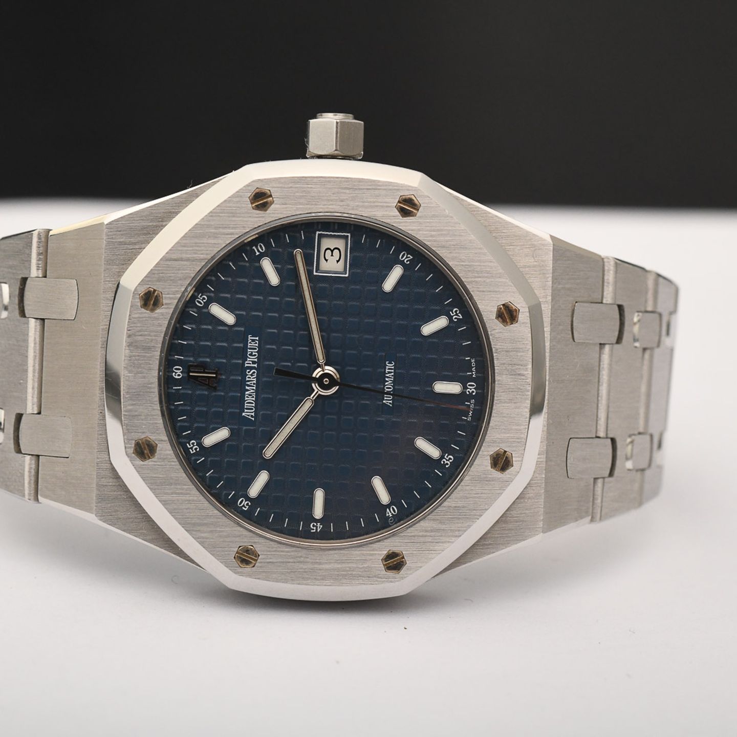 Audemars Piguet Royal Oak 14790ST.OO.0789ST.08 (2004) - Blue dial 36 mm Steel case (8/8)