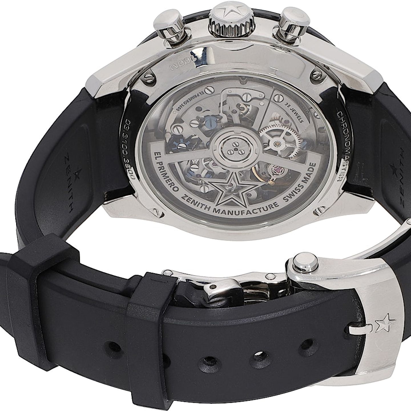 Zenith Chronomaster Sport 03.3100.3600/21.C822 (2023) - Black dial 41 mm Steel case (6/7)