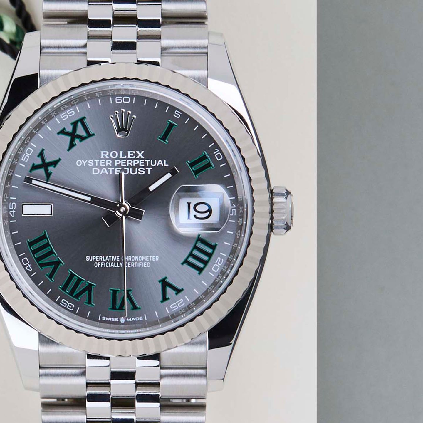 Rolex Datejust 36 126234 (2025) - Grey dial 36 mm Steel case (5/8)