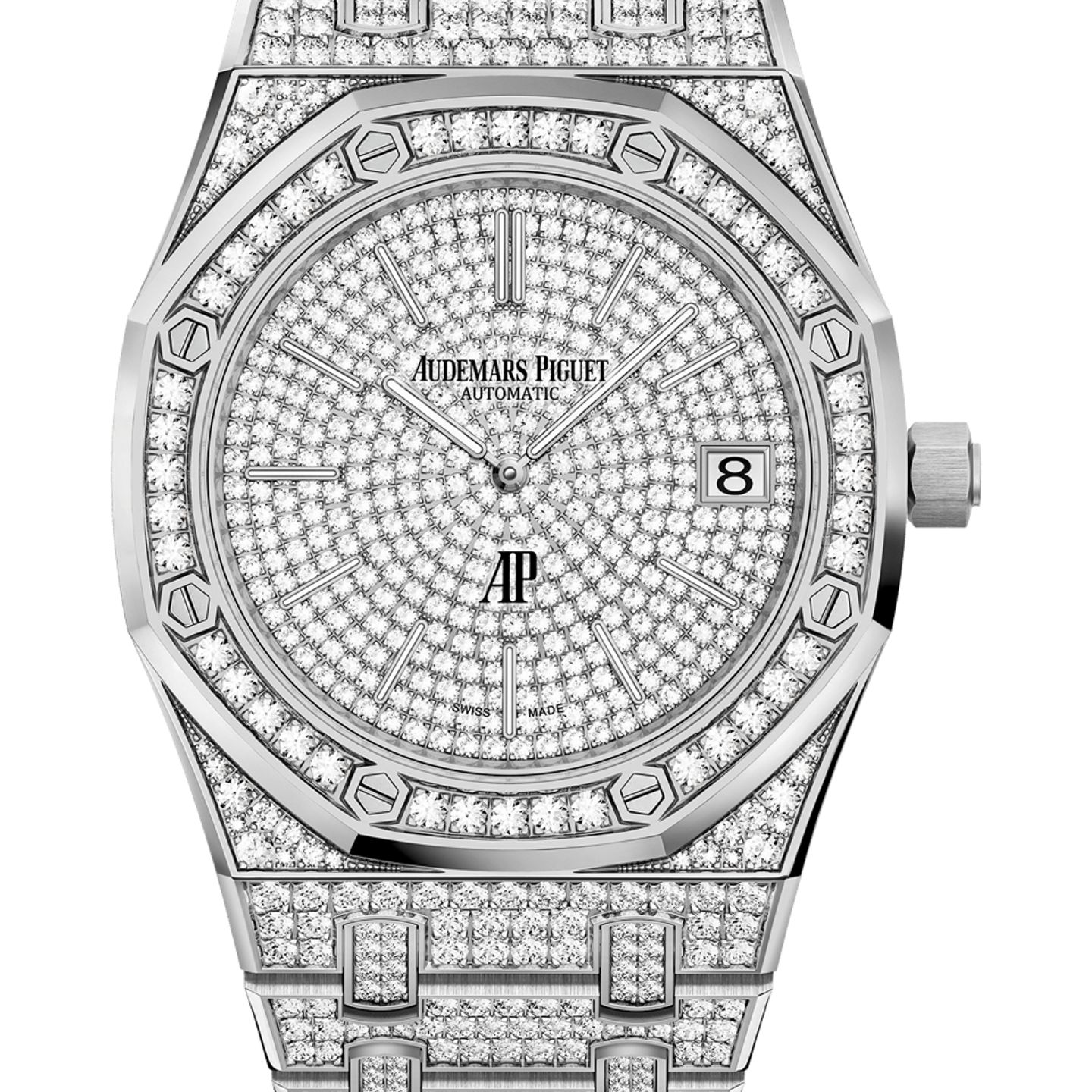 Audemars Piguet Royal Oak Jumbo 15202BC.ZZ.1241BC.01 (2025) - Diamond dial 39 mm White Gold case (1/1)