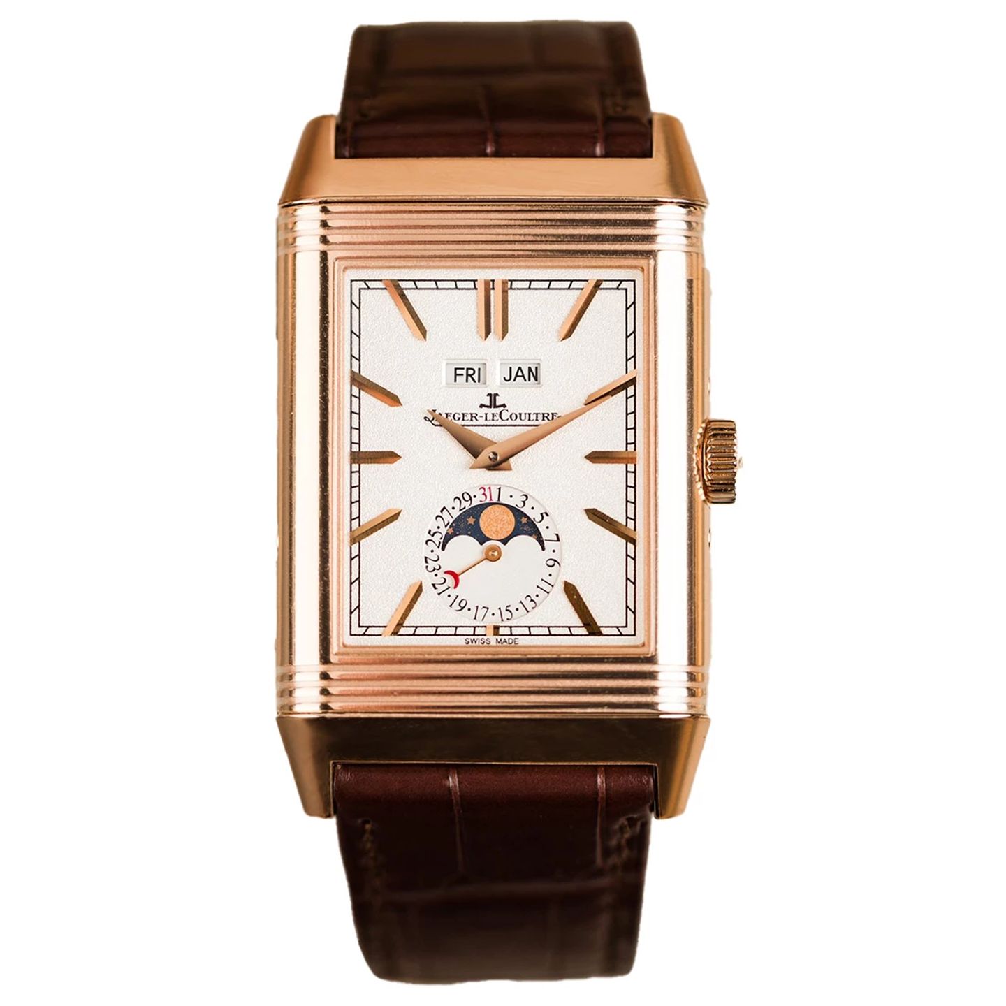 Jaeger-LeCoultre Reverso Q3912420 (2024) - Zilver wijzerplaat 30mm Roségoud (3/3)