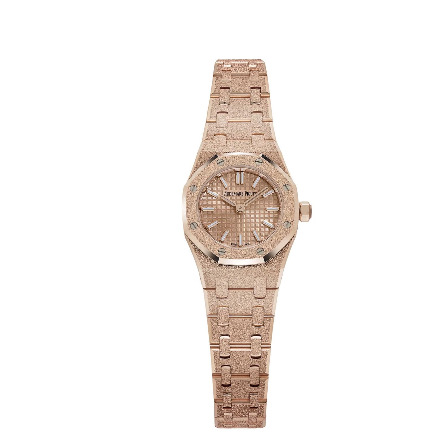 Audemars Piguet Royal Oak Mini 67630OR.GG.1312OR.01-B (2026) - Roze wijzerplaat 23mm Roségoud (1/1)