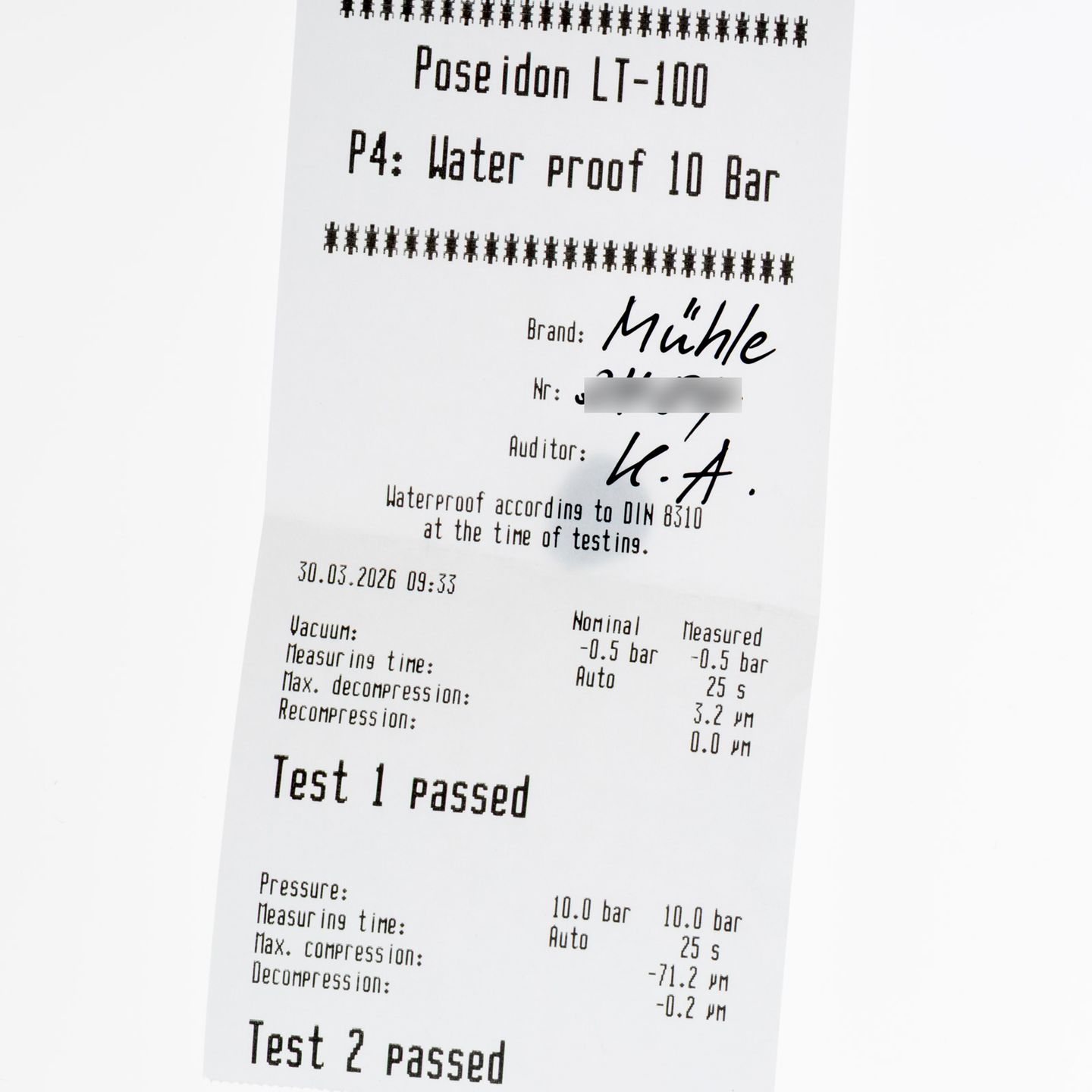 Mühle Glashütte Teutonia II M1-33-65-LB - (5/8)