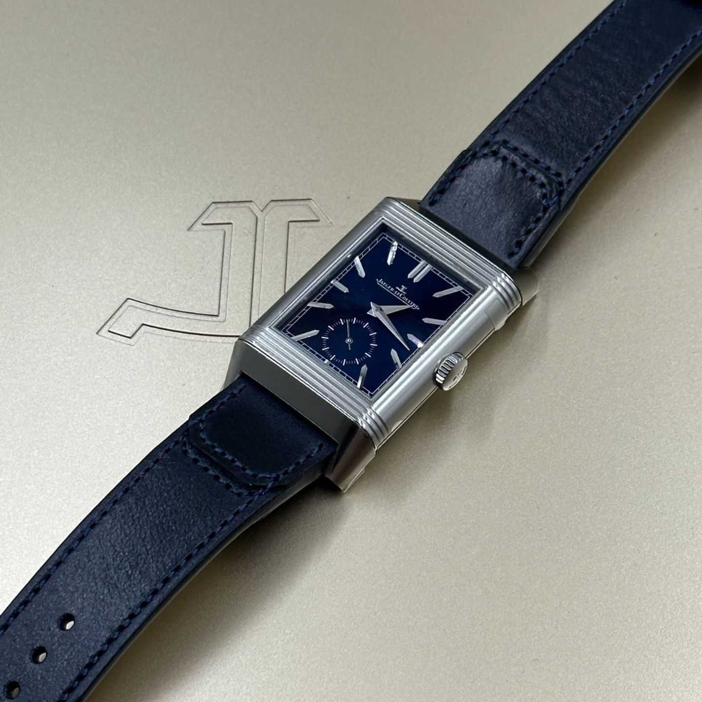 Jaeger-LeCoultre Reverso Duoface Q3988482 (2023) - Blue dial 28 mm Steel case (8/8)