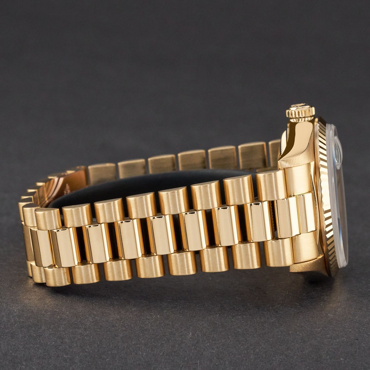Rolex Day-Date 36 18238 (1991) - Green dial 36 mm Yellow Gold case (6/8)