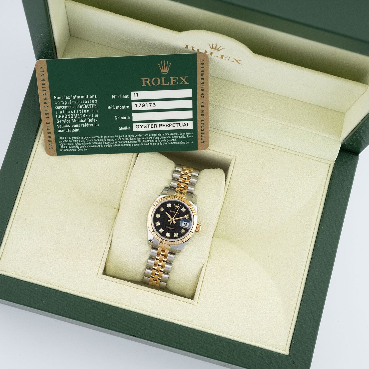 Rolex Lady-Datejust 179173 (2010) - 26 mm Gold/Steel case (5/5)