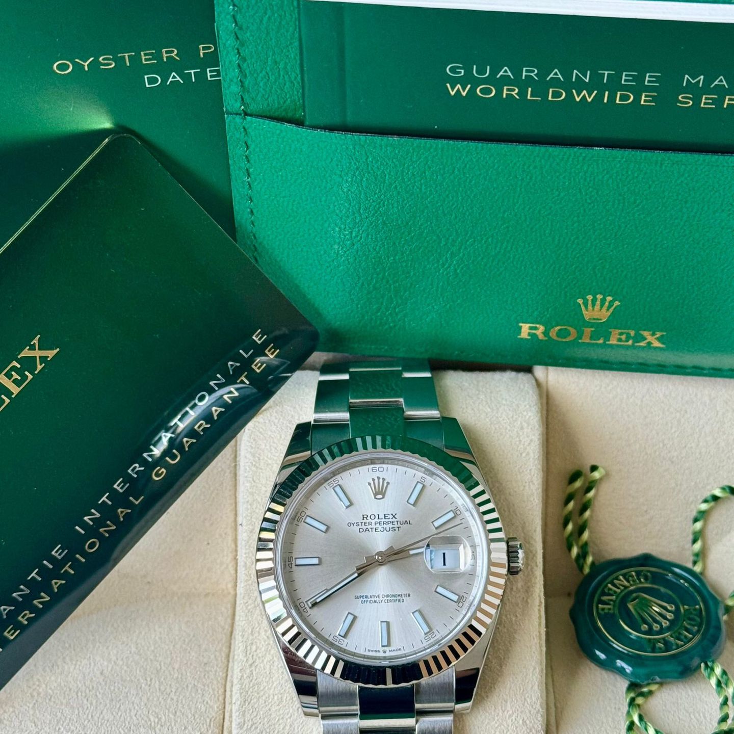 Rolex Datejust 41 126334 (2023) - Zilver wijzerplaat 41mm Staal (7/7)