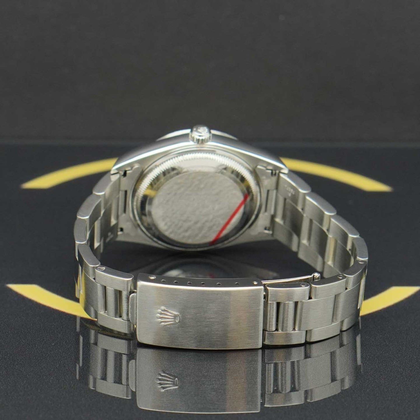 Rolex Oyster Perpetual Date 15200 (2001) - Blauw wijzerplaat 34mm Staal (7/7)